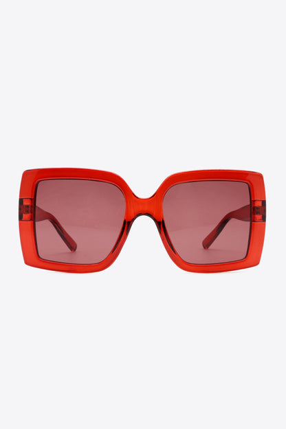 Acetate Lens Square Sunglasses